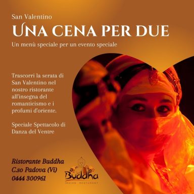 14 Febbraio Cena di San Valentino